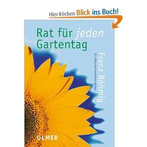Rat für jeden Gartentag  Franz Böhmig Bücher