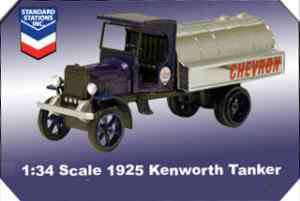 Ertl 134 1925 Kenworth Tanker CHEVRON Gasoline MIB retired   3rd in 