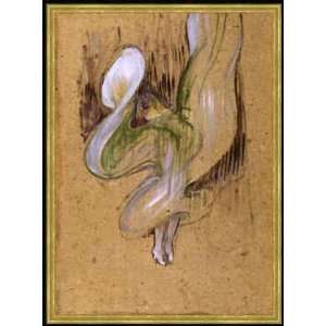 Bild mit Rahmen Henri de Toulouse Lautrec, Loïe Fuller aux Folies 