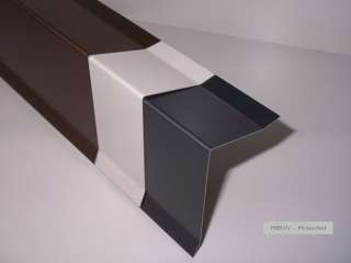 Ortgangblech Ortgang Flachdach Aluminium farbig 2,0m  