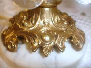 Vintage Crystal Chandelier Lamp Teardrop Jewels Italy  