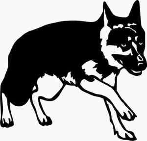 Aufkleber Deutscher Schäferhund DSH Hundesport Cartattoo #000623 