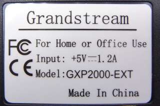 GRANDSTREAM GXP2000 4 LINE VOIP IP PHONE W/ GXP2000EXT  