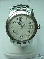 Mens Pre  Owned Stainless Steel Baume and Mercier Watch  