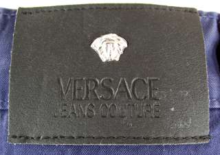 Versace Jeans Couture Hose Marine Blau Herren Freizeithose Dunkelblau 