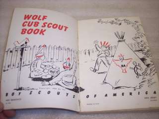 WOLF CUB SCOUT BOOK HAND BOOK 1962  