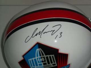 Dan Marino Signed Hall of Fame Full Size Helmet COA Autograph Miami 