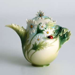 FZ00300 Franz Porcelain Ladybug design Teapot  