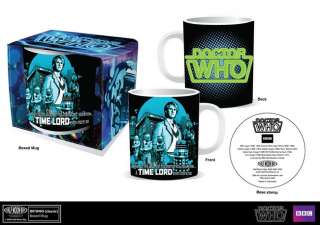 DOCTOR WHO BOXED MUG Time Lord Peter Davison 5th dr NEW  