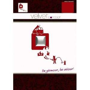 Velours Sticker   Feuerwehr, Rot Lichtschalter Tatoos Aufkleber Poster 
