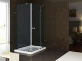  Duschkabine Duschabtrennung + NANO Echtglas Dusche 120x90 