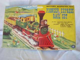 Vintage Masudaya Modern Toys Pioneer Express Rail Set Battery 