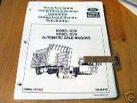 New Holland 1078 1079 Bale Wagon Parts Manual Catalog  