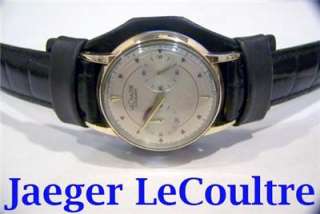 Vintage 10k GF JAEGER LeCOULTER FUTUREMATIC Watch 1960s* EXLNT 