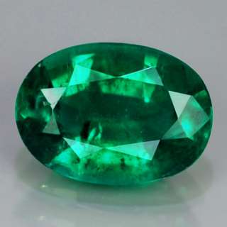   Natural Gem 1.81ct 9.0x6.5mm Oval TOP AAA Green EMERALD, COLOMBIA