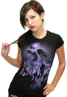 Shirt Twisted Sisters Zombie Rockabilly Pin Up Punk Tattoo Vamp 
