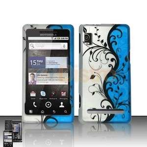   Hard Rubberized Case Cover for Motorola Droid 2 A955 / Global Verizon