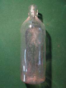 Vintage Dr S. B. N. & Co Blown Glass Medicine Bottle  
