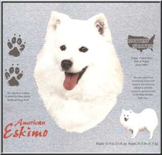 American Eskimo Dog Breed Origin SWEATSHIRT S 2X,3X,4X  