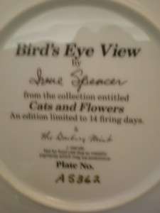 BIRDS EYE VIEW   IRENE SPENCER   CATS & FLOWERS  