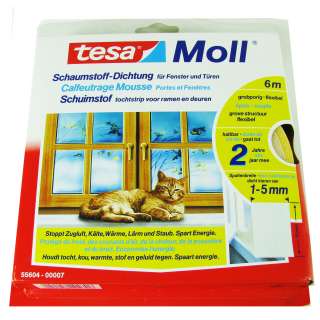 Tesa Moll 55624 Fensterdichtung Türdichtung Schaumstoff  