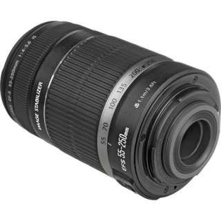 Canon EF S 55 250mm f/4 5.6 IS Autofocus Lens + KIT NEW  