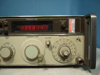 HP 8640B RF Signal Generator 0.5MHz to 512 MHz, Fully tested (1383 