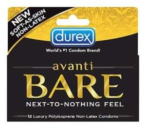 Durex Avanti Bare Condoms Retail Box   12 Pack  