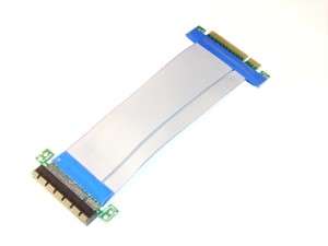 PCI E Express 8X Riser Card with Flexible Cable 736211898289  