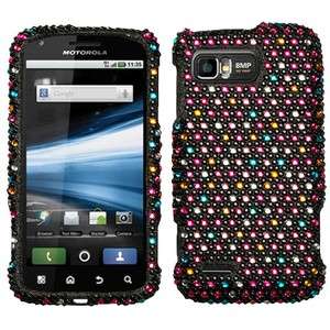 For AT&T Motorola Atrix 2 Crystal Diamond BLING Case Phone Cover 