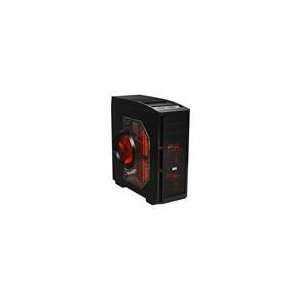  AZZA Solano 1000R Black / Red Computer Case With Side 