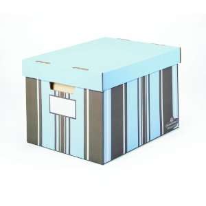   Bankers Box, Multistipe Brown & Blue letter/Legal Box 3 pack Office