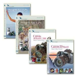  Blue Crane Digital Canon 5D Mark II DVD 4 Pack Volume 1, 2 