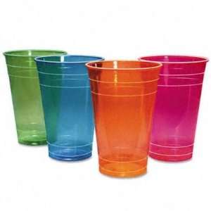  Boardwalk Cold Cups, Polystyrene, 16 Ounces, Festive Mixed 