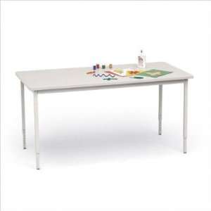 Bretford QWTxx60 60 Wide Rectangle Quattro Work and Utility Table 