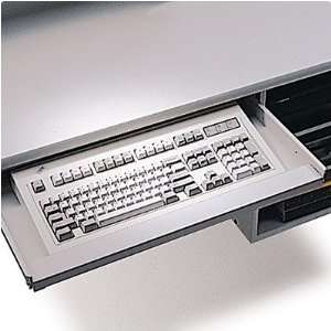  Bretford Keyboard Drawer   1.5 x 23.75 x 12.5   Gray 