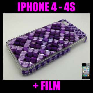   COQUE STRASS BLING BRILLANTE APPLE IPHONE 4   4G