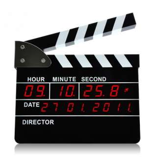 Directors Cut Filmmaking Clapboard Novelty Alarm Clock  