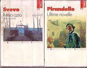 SVEVO Mio ozio + PIRANDELLO Ultime novelle cellofanati  