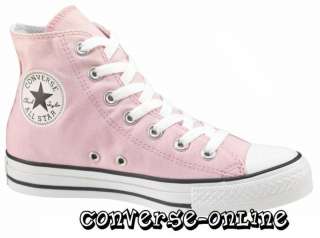 CONVERSE All Star PALE PINK / WHITE HI Boots UK SIZE 9  