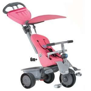   in 1 Dreirad mit verstellbarem Stuhl, rosa/grau  Spielzeug