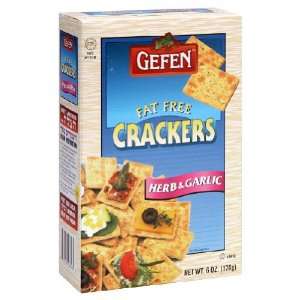  Gefen, Cracker Ff Herb & Grlc, 6 OZ (Pack of 12) Health 