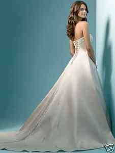 New Stock Wedding Dresses Bridal/Bridesmaid Gown hot sale Stock Size 