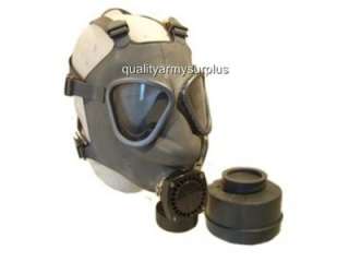NEW GENUINE FINNISH ARMY GAS MASK AND FILTER WITH VOICE ENHANCER 
