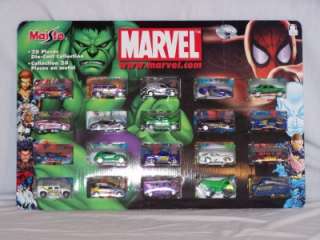 Marvel 20 piece Die Cast Car Collection Superheroes new  
