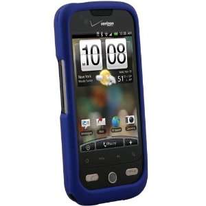  Rubberized Snap On Cover   HTC DROID Eris S6200   Blue 