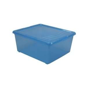  IRIS® 21 Quart Modular Soft Blue Storage Box 13.580 W x 