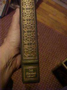   LIBRARY LEATHER BOOK PSYCHOLOGY by WILLIAM JAMES, GREATEST AMER LIT