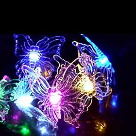 US$ 16.49   32 LEDs Colorful Butterfly Light String(CIS 84110), Free 