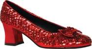 Womens Red Sequin Shoe   Accessories & Makeup